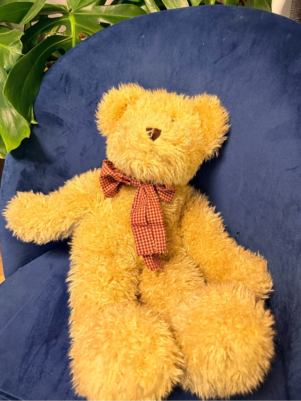 Boyd’s Bear Tremont Plush Teddy Bear w Red Plaid Scarf - Collectible Kids Toy